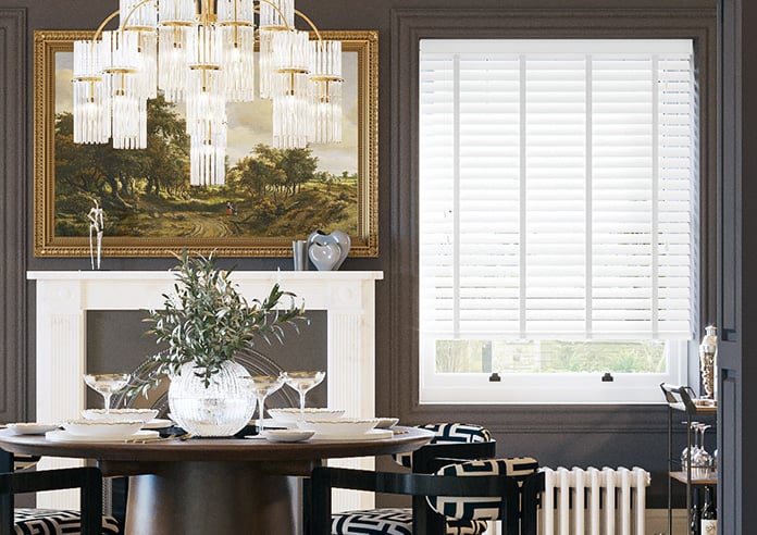 Ecowood Deluxe, Emperor White Satin - Motorised Venetian Blind - Image 13